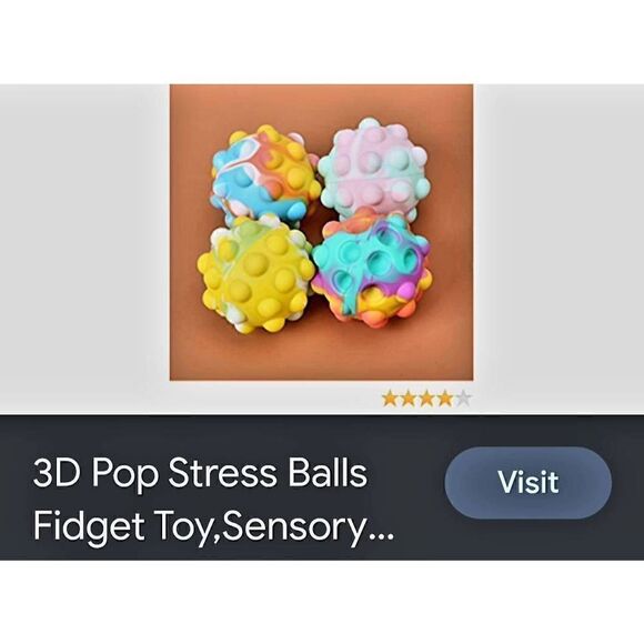 NEW IN BOX QLARNAWEER BALL SHAPE FIDGET TOY - Picture 3 of 4